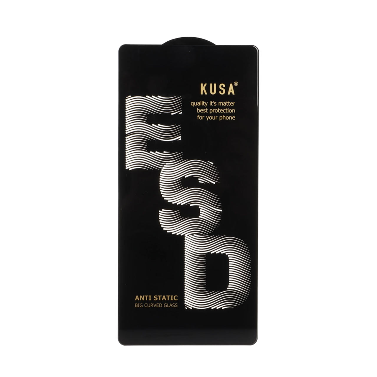 محافظ صفحه نمایش شیشه ای Full Cover Kusa Anti Static ESD مدل Samsung Galaxy S25 Ultra
